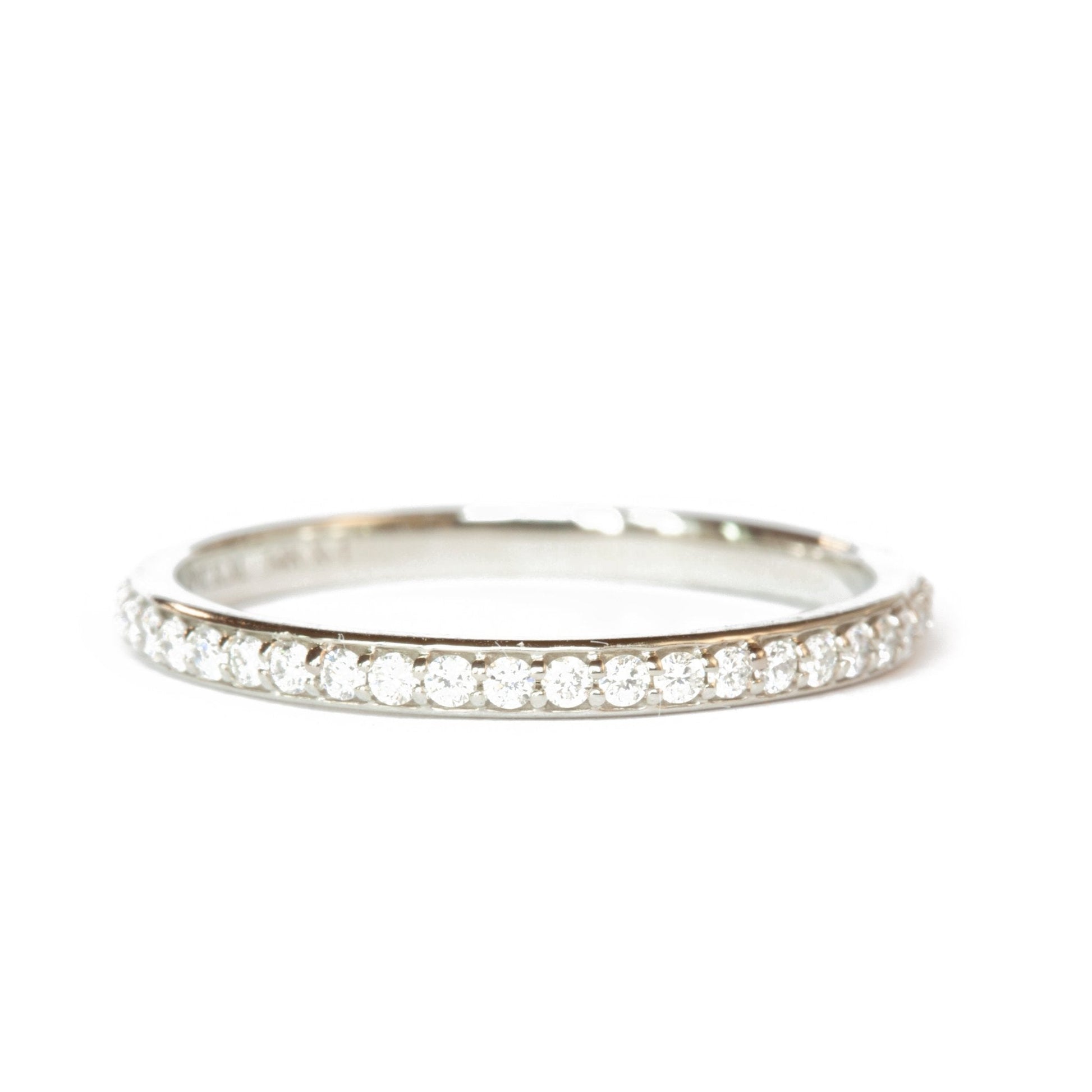 The Infinity Diamond Pavé Band - W.R. Metalarts