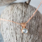 The Maine Aquamarine Pendant - W.R. Metalarts