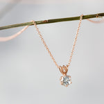 The Maine Aquamarine Pendant - W.R. Metalarts