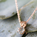 The Maine Aquamarine Pendant - W.R. Metalarts