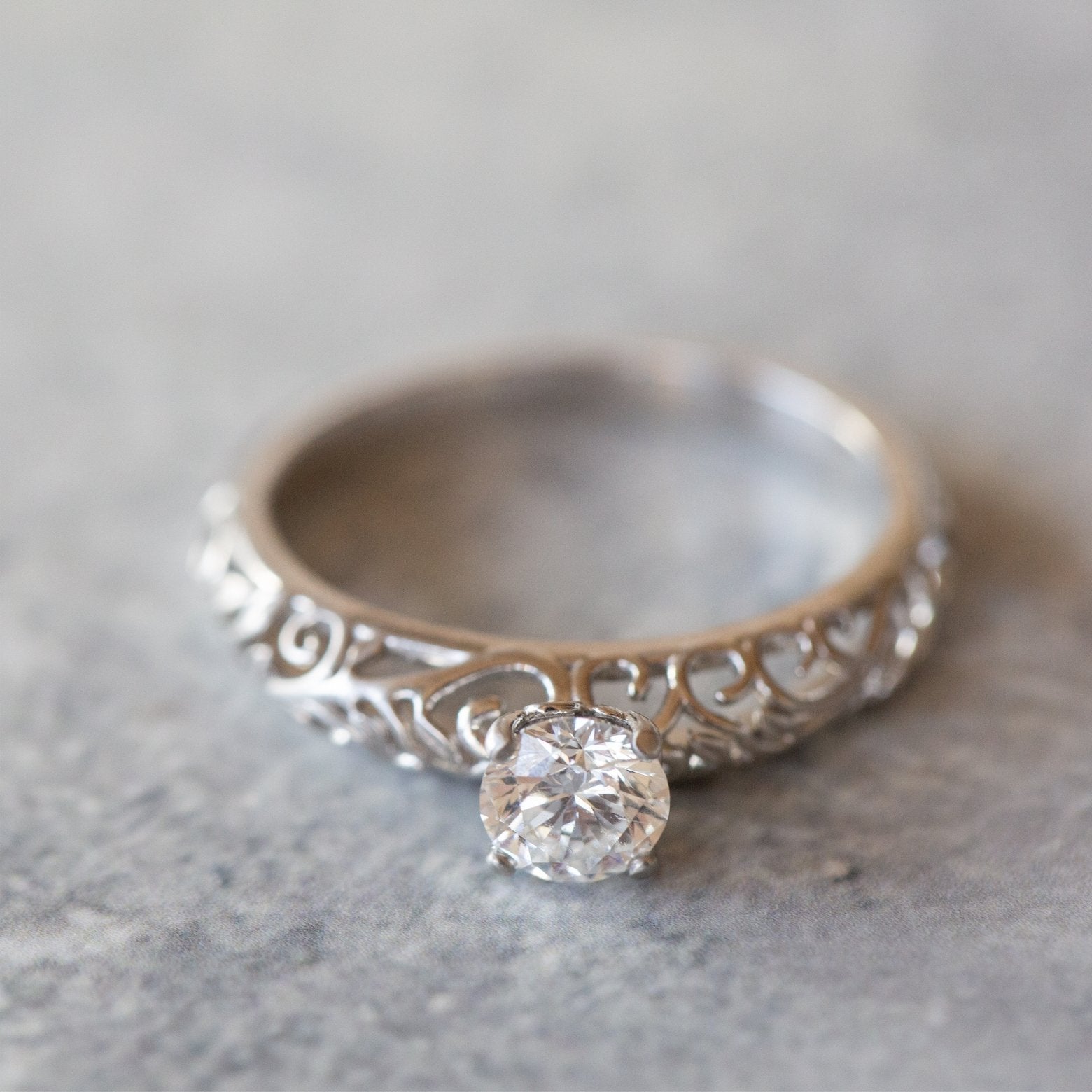 The Modern Vintage Botanical Ring - W.R. Metalarts