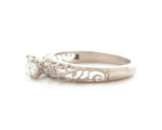 The Modern Vintage Botanical Ring - W.R. Metalarts