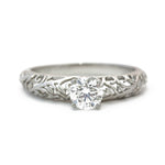 The Modern Vintage Botanical Ring - W.R. Metalarts