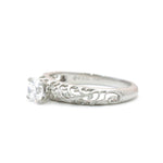 The Modern Vintage Botanical Ring - W.R. Metalarts