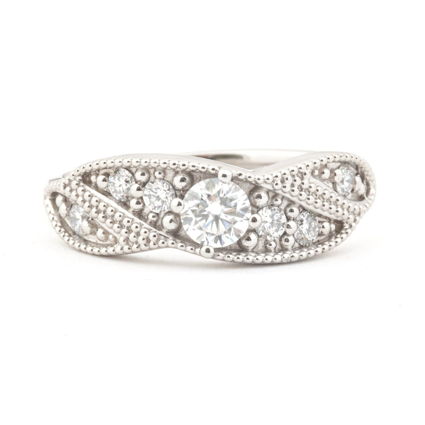 The Modern Vintage Cocktail Ring - W.R. Metalarts