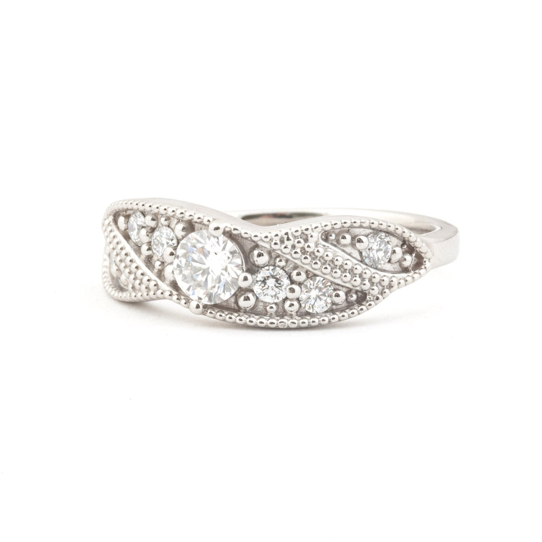 The Modern Vintage Cocktail Ring - W.R. Metalarts
