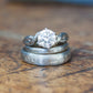 The Mokume Gane Raindrop Band (Ready to ship in 5mm width in size 8.75) - W.R. Metalarts
