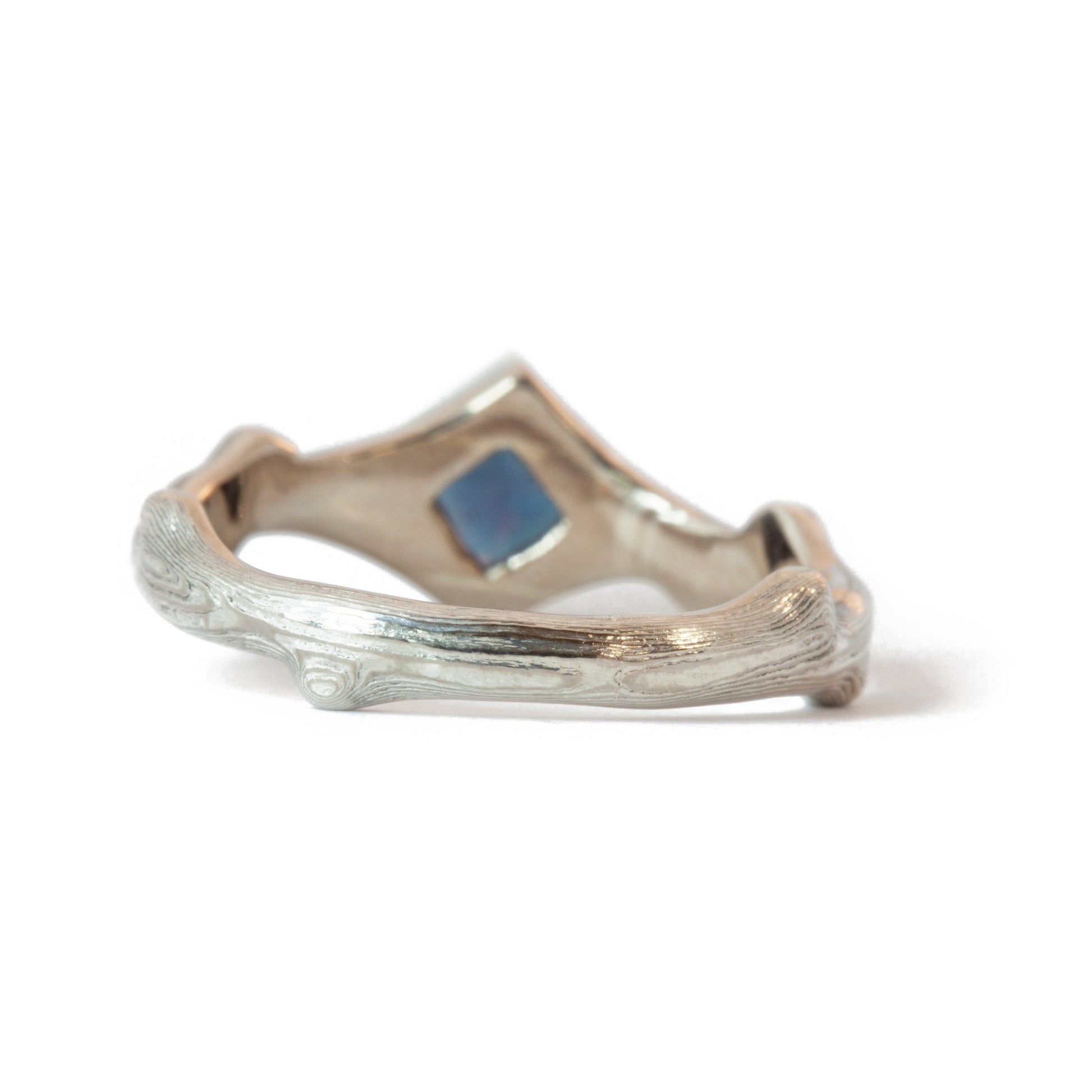 The Mokume Square Cut Branch Ring - W.R. Metalarts