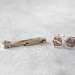 The Mokume Stars Tie Bar - W.R. Metalarts