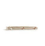 The Mokume Stars Tie Bar - W.R. Metalarts
