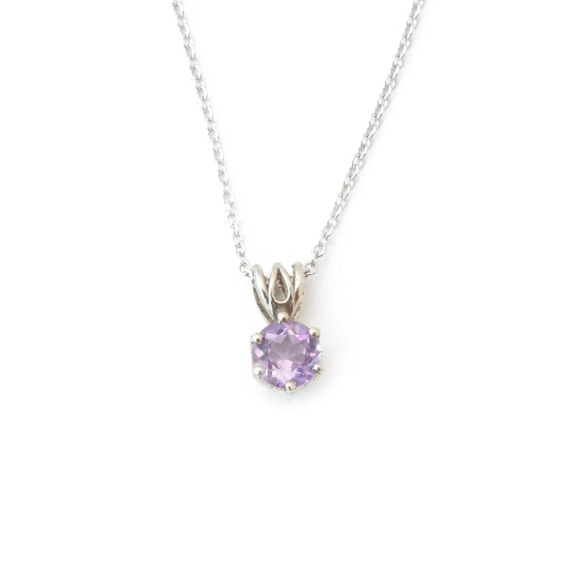 The Montana Amethyst Pendant - W.R. Metalarts