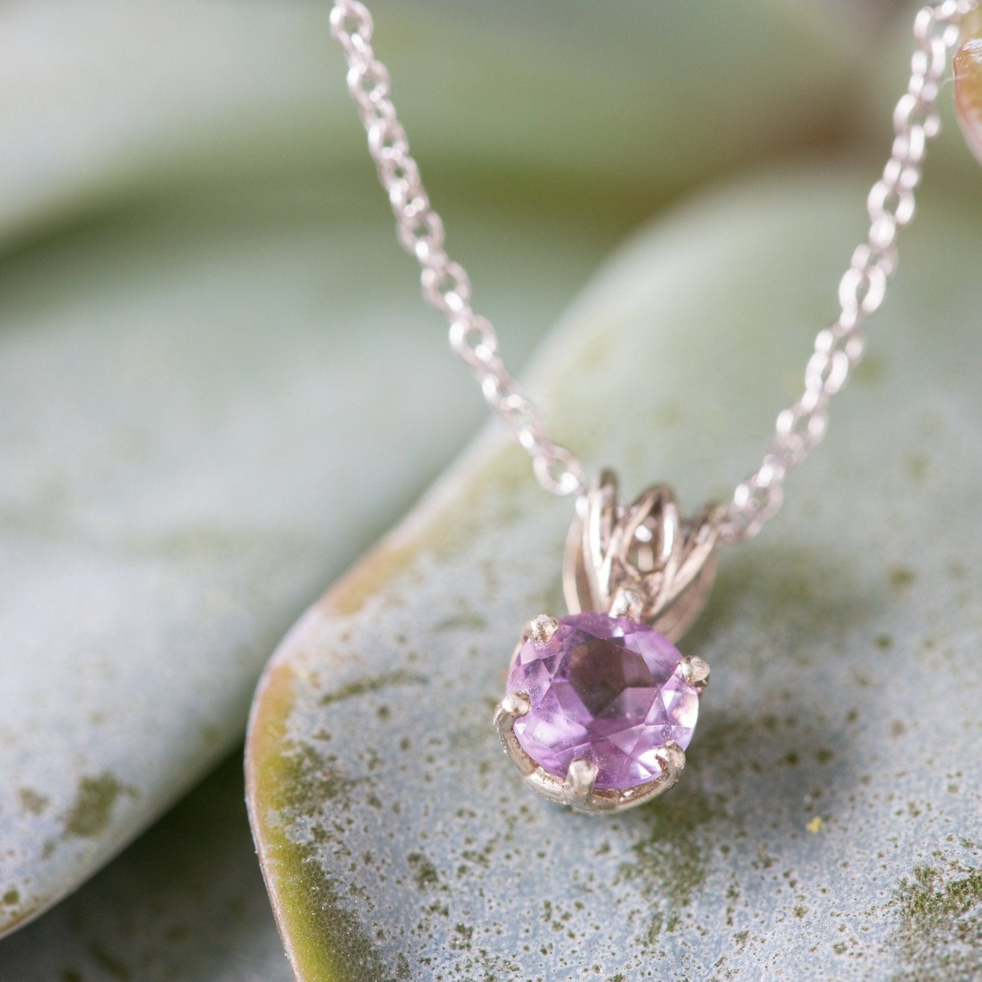The Montana Amethyst Pendant - W.R. Metalarts