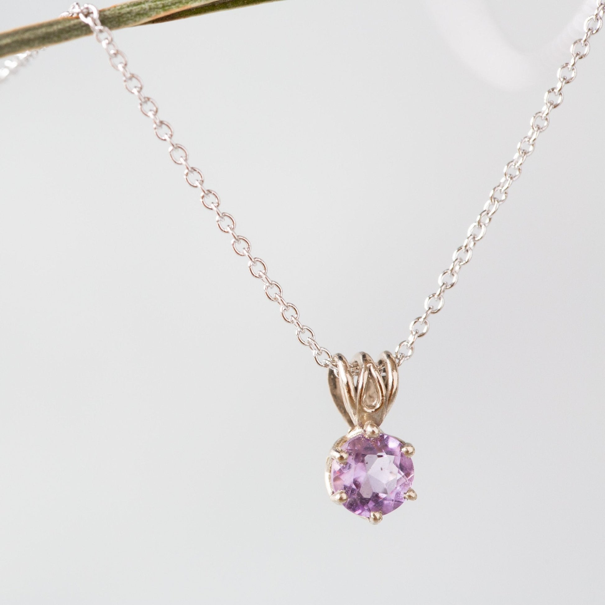 The Montana Amethyst Pendant - W.R. Metalarts