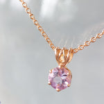 The Montana Amethyst Pendant - W.R. Metalarts