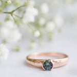 The Montana Sapphire Solitaire - W.R. Metalarts