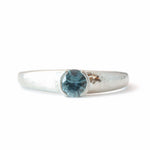 The Montana Sapphire Solitaire - W.R. Metalarts
