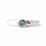 The Montana Sapphire Solitaire - W.R. Metalarts