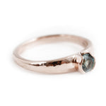 The Montana Sapphire Solitaire - W.R. Metalarts