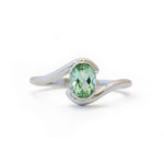 The Oval Solitaire Embrace - W.R. Metalarts
