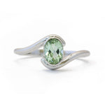 The Oval Solitaire Embrace - W.R. Metalarts