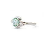 The Oval Solitaire Embrace - W.R. Metalarts