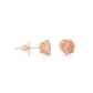 The Peach Oregon Sunstone Studs - W.R. Metalarts