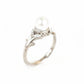 The Pearl Olive Branch Ring - W.R. Metalarts