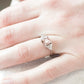 The Pink Princess Cut Ring - W.R. Metalarts