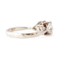 The Pink Princess Cut Ring - W.R. Metalarts