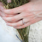 The Pink Princess Cut Ring - W.R. Metalarts