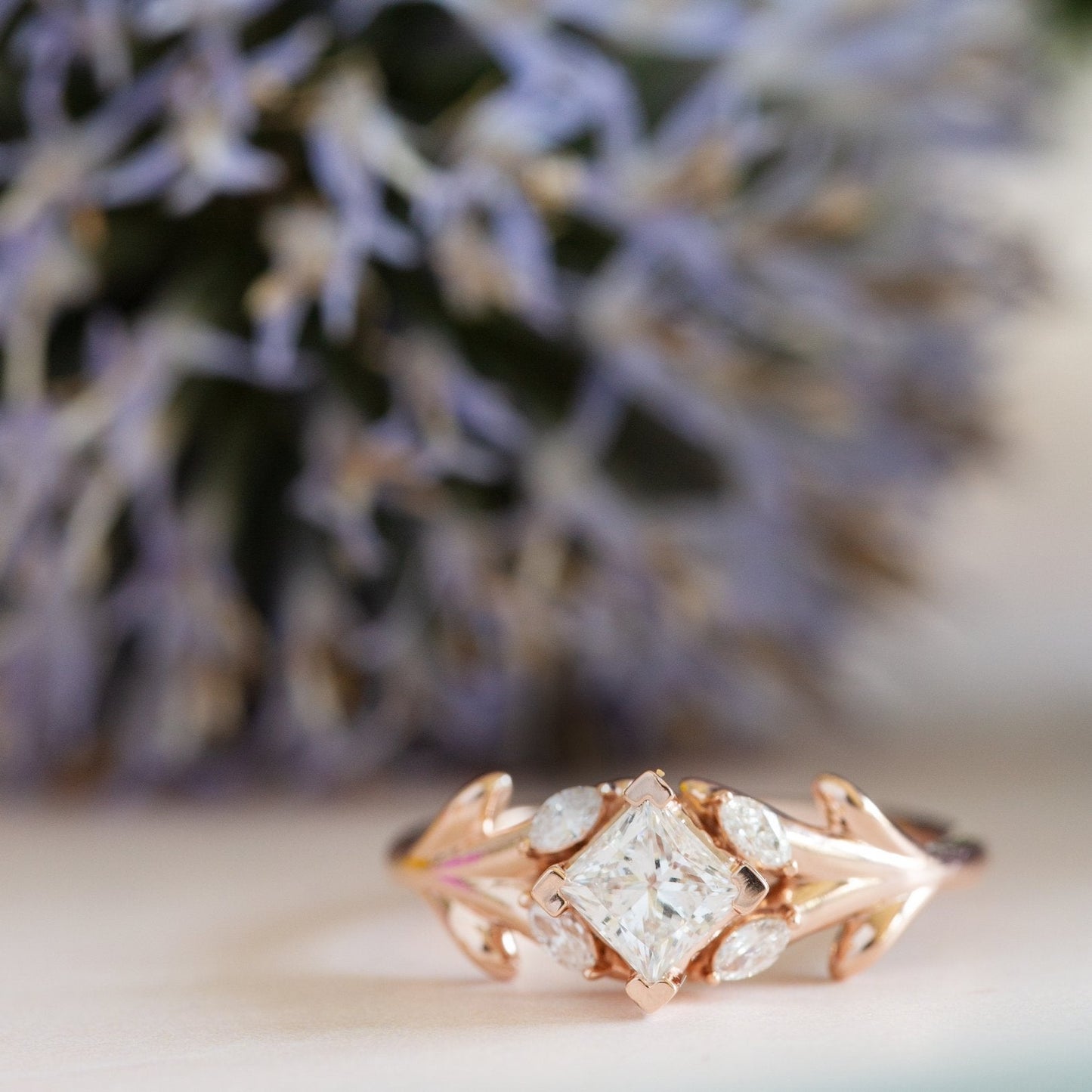 The Princess Olive Branch Ring - W.R. Metalarts