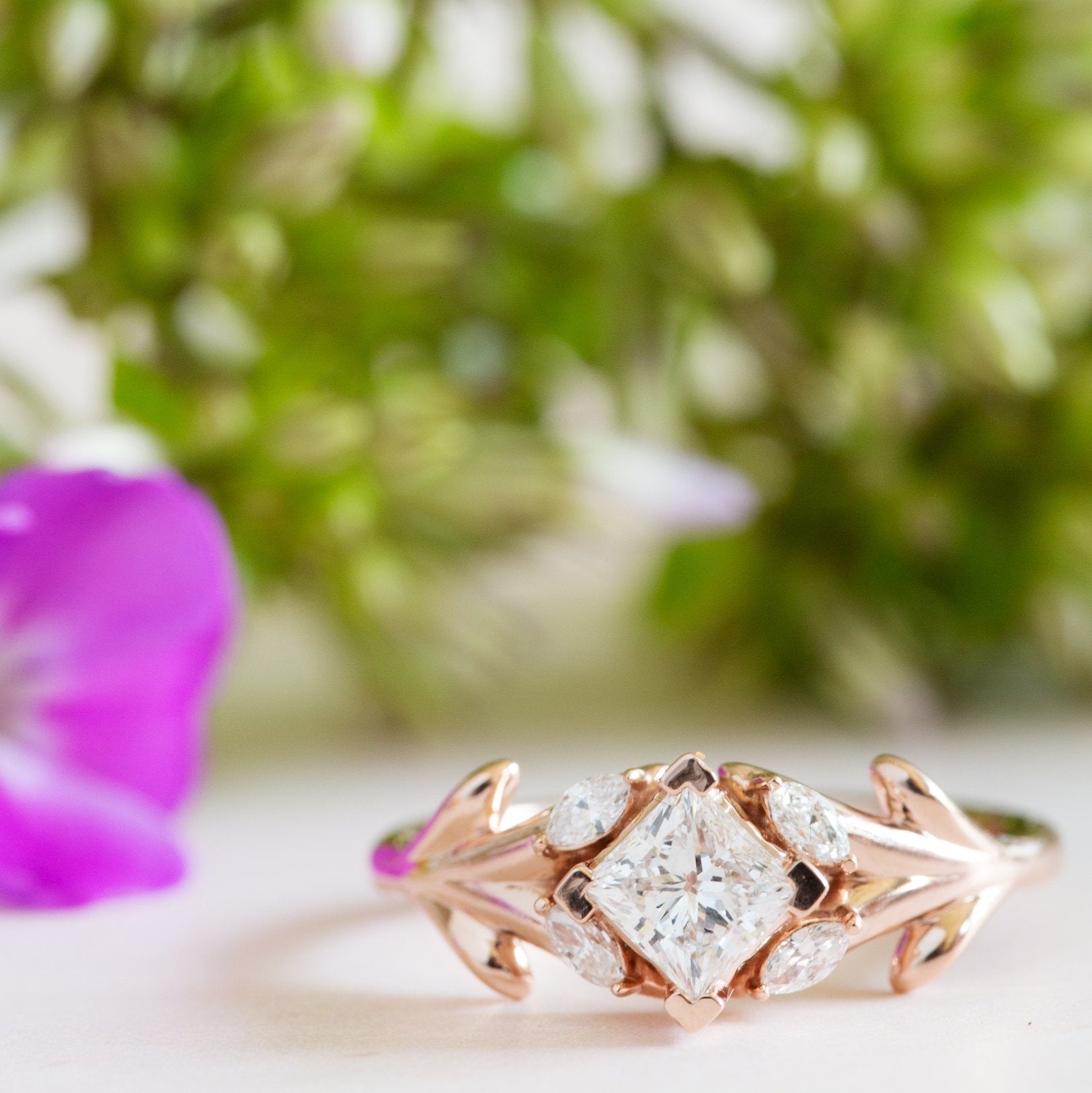 The Princess Olive Branch Ring - W.R. Metalarts
