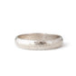 The Railroad Texture Band (Ready to ship in 2mm width 14K white gold size 7.25) - W.R. Metalarts
