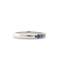 The Rainbow Band (Ready to ship in 14K palladium white gold size 5.75) - W.R. Metalarts