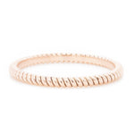 The Rope Band (Ready to ship in 14K Rose size 7.5) - W.R. Metalarts