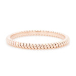 The Rope Band (Ready to ship in 14K Rose size 7.5) - W.R. Metalarts