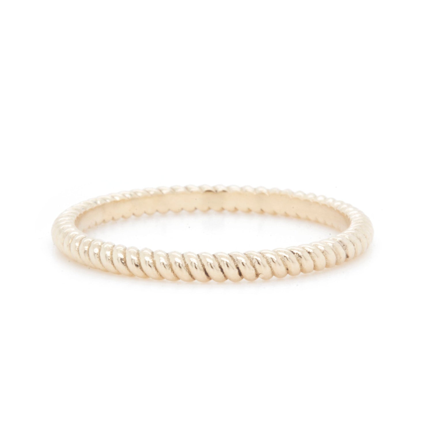 The Rope Band (Ready to ship in 14K Yellow size 7.5) - W.R. Metalarts
