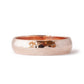 The Rose Gold Hammered Band - W.R. Metalarts