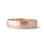 The Rose Gold Hammered Band - W.R. Metalarts