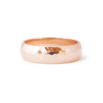 The Rose Gold Hammered Band - W.R. Metalarts