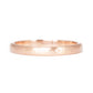 The Rose Gold Hammered Band - W.R. Metalarts