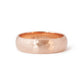 The Rose Gold Hammered Band (Ready to ship in 5mm width size 10) - W.R. Metalarts