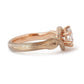 The Rose Gold Mokume Twist Ring - W.R. Metalarts