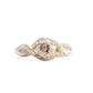 The Salt and Pepper Mokume Twist Ring - W.R. Metalarts