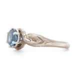 The Sapphire Mokume Twist Ring - W.R. Metalarts