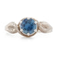The Sapphire Mokume Twist Ring (Ready to ship in size 5.5) - W.R. Metalarts