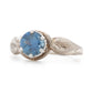 The Sapphire Mokume Twist Ring (Ready to ship in size 5.5) - W.R. Metalarts