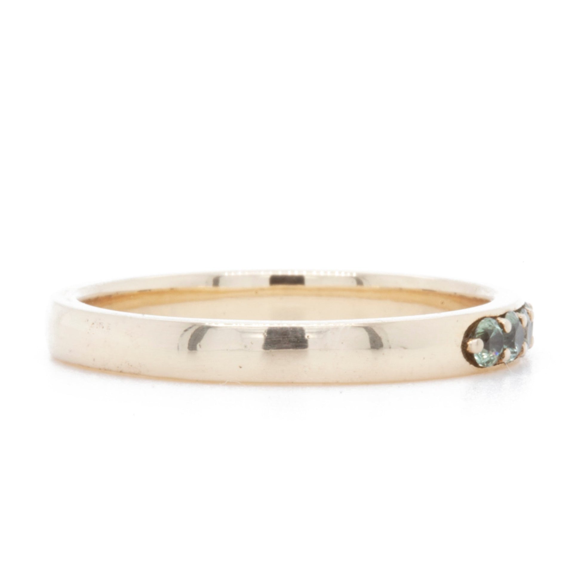 The Sapphire Pavé Band (Ready to ship in size 6.75) - W.R. Metalarts