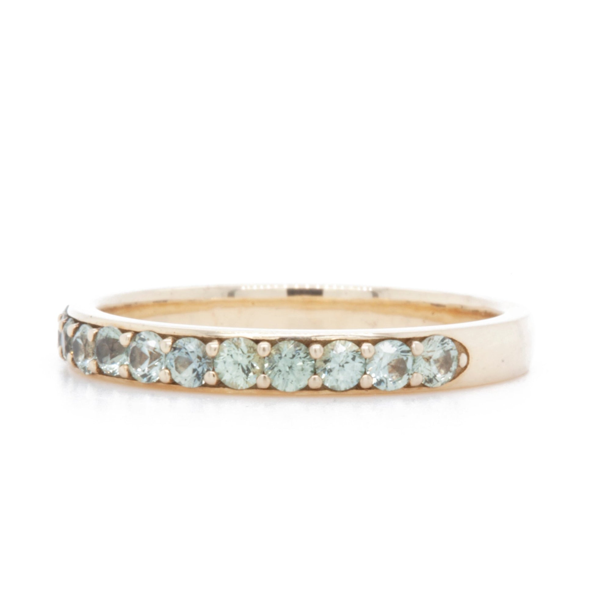 The Sapphire Pavé Band (Ready to ship in size 6.75) - W.R. Metalarts