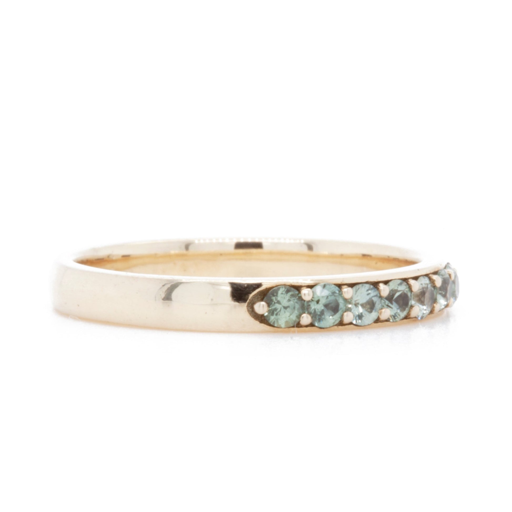 The Sapphire Pavé Band (Ready to ship in size 6.75) - W.R. Metalarts